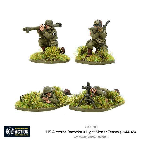 US Airborne Bazooka & Light Mortar teams (1944-45) - ZZGames.dk