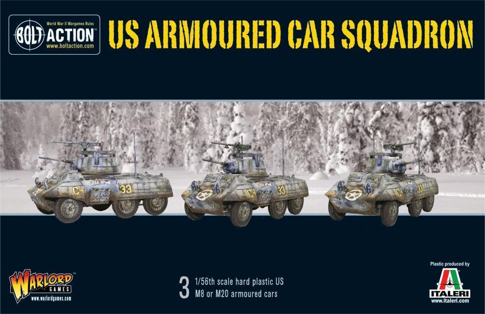 US Armoured Car Squadron (3 M8/M20 Greyhound Scout Cars) - ZZGames.dk