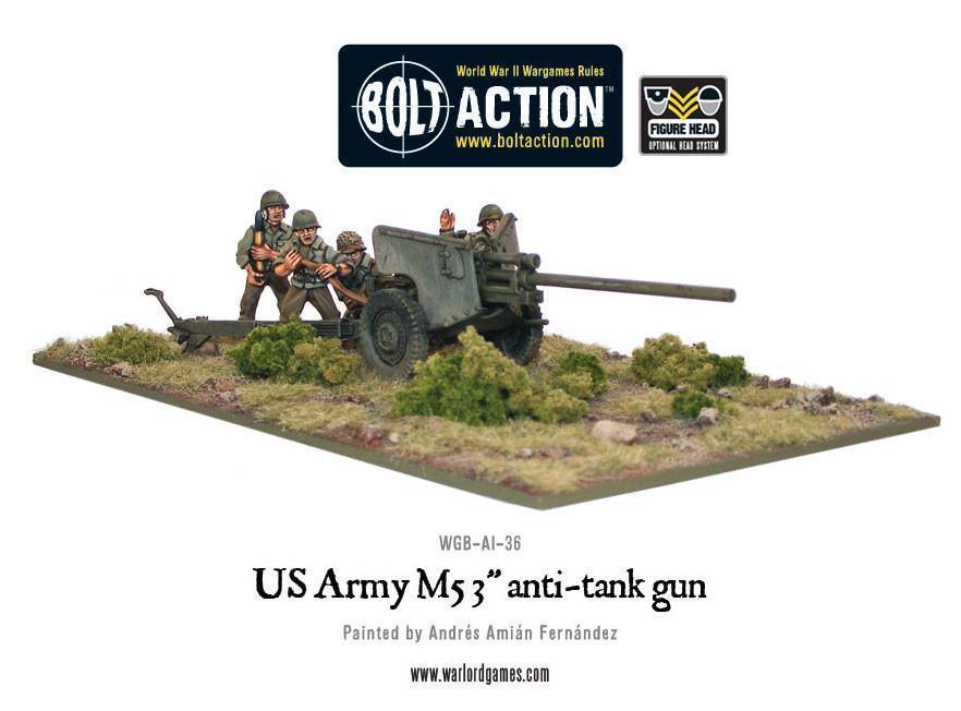 US Army 3'' Anti-Tank Gun - ZZGames.dk