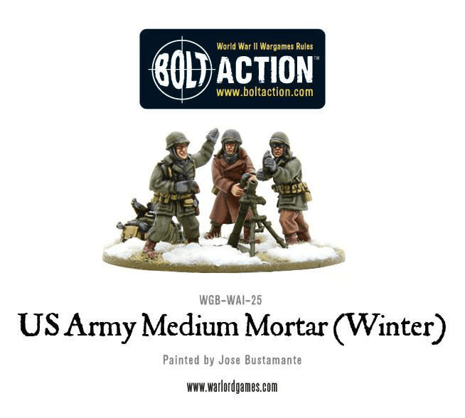 US Army Medium Mortar (Winter) - ZZGames.dk