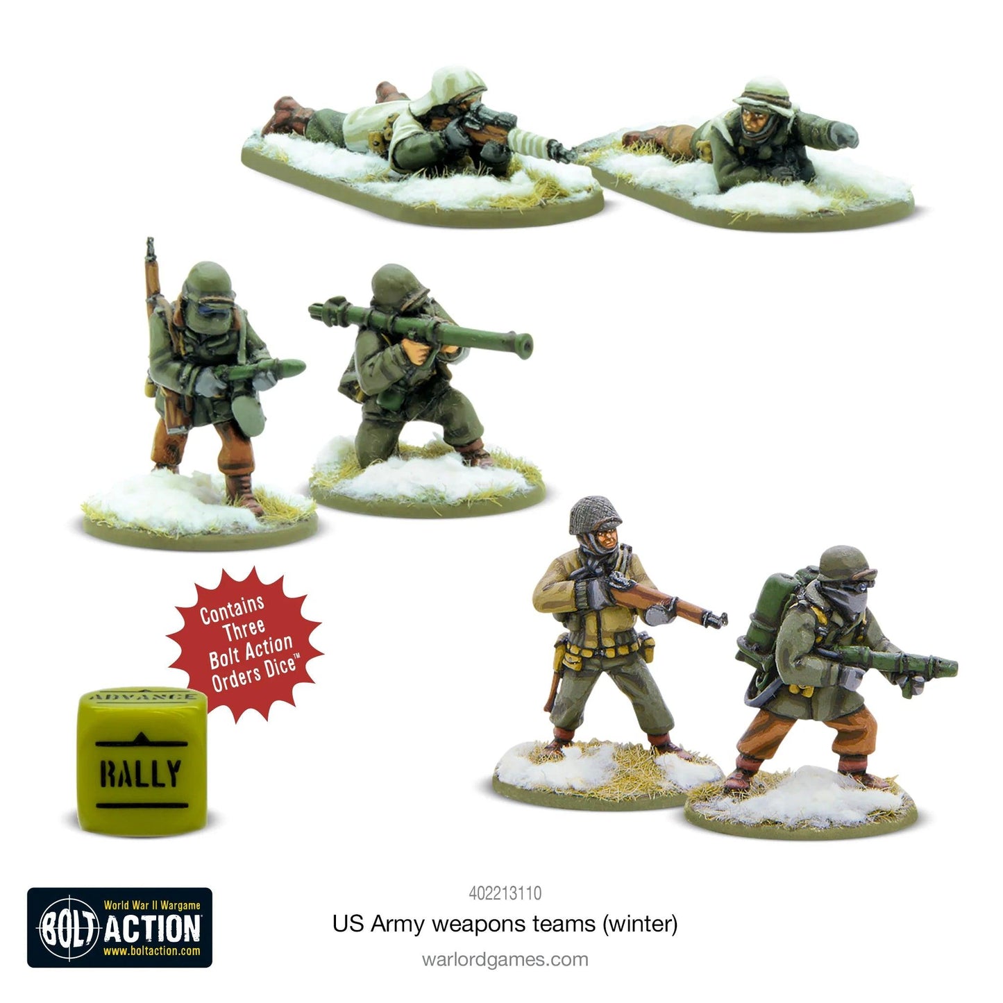 US Army (Winter) Weapons Teams - ZZGames.dk