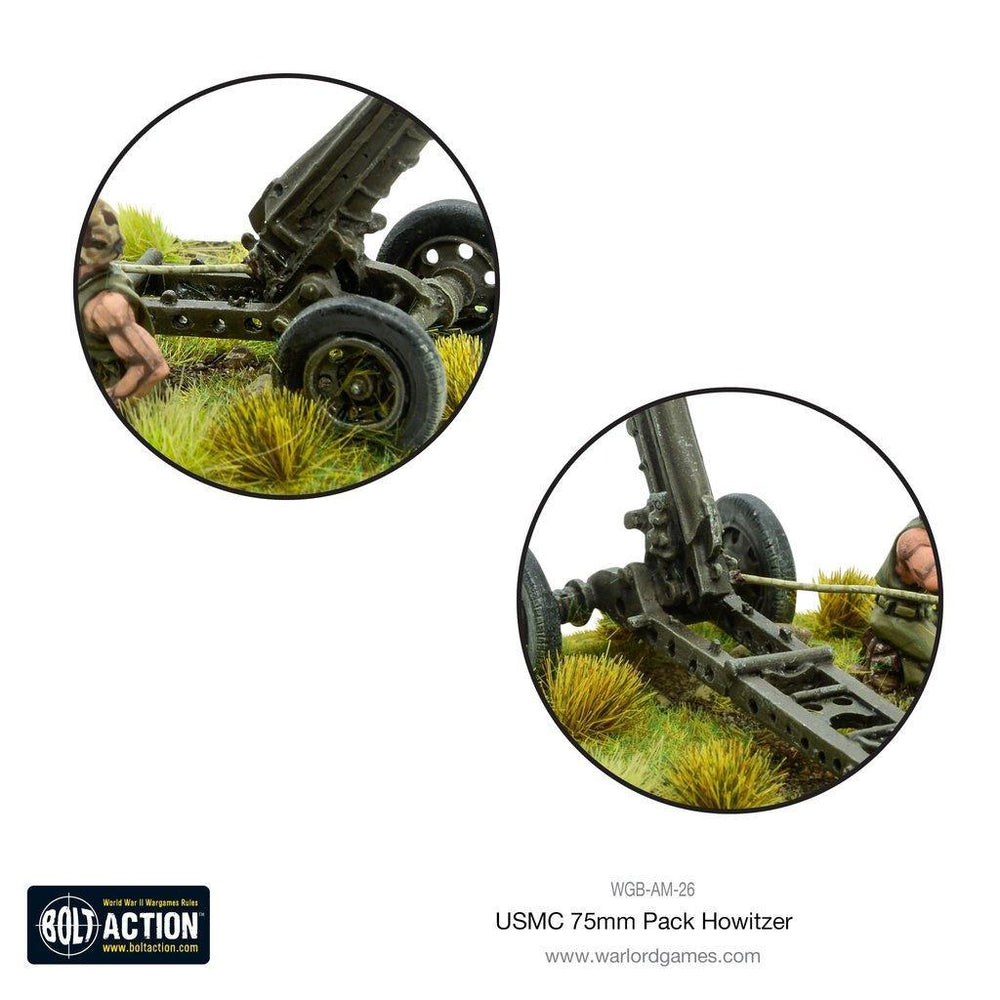 USMC 75mm pack howitzer light artillery - ZZGames.dk