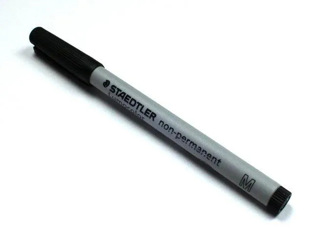 Water Soluble Single Black Marker Medium-Tip - ZZGames.dk