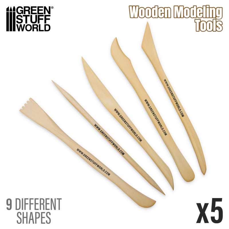 Wooden Modeling Tools